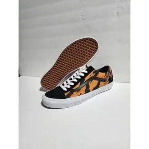 Vans Shoes New Vans Style 36 Low Top Orange Tiger Embroidered